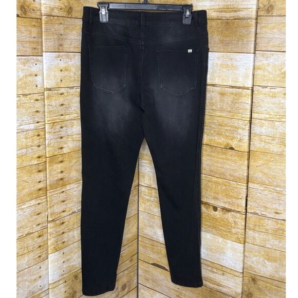 HALARA FLEX HIGH RISE CASUAL SOFT LIGHTWEIGHT FOUR WAY STRETCH SKINNY JEANS LRG - Picture 5 of 6